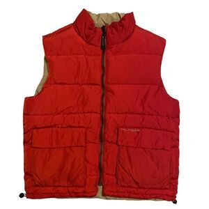 90s 00s streetwear skater Tommy Hilfiger Puffer Vest
